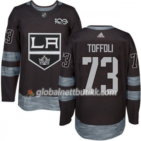 Los Angeles Kings Hockeydrakt Tyler Toffoli 73 1917-2017 100th Anniversary Svart Adidas Authentic - Herre